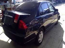 2001 HONDA CIVIC. BLACK,DX MODEL,1.7L, MT,  A25196
